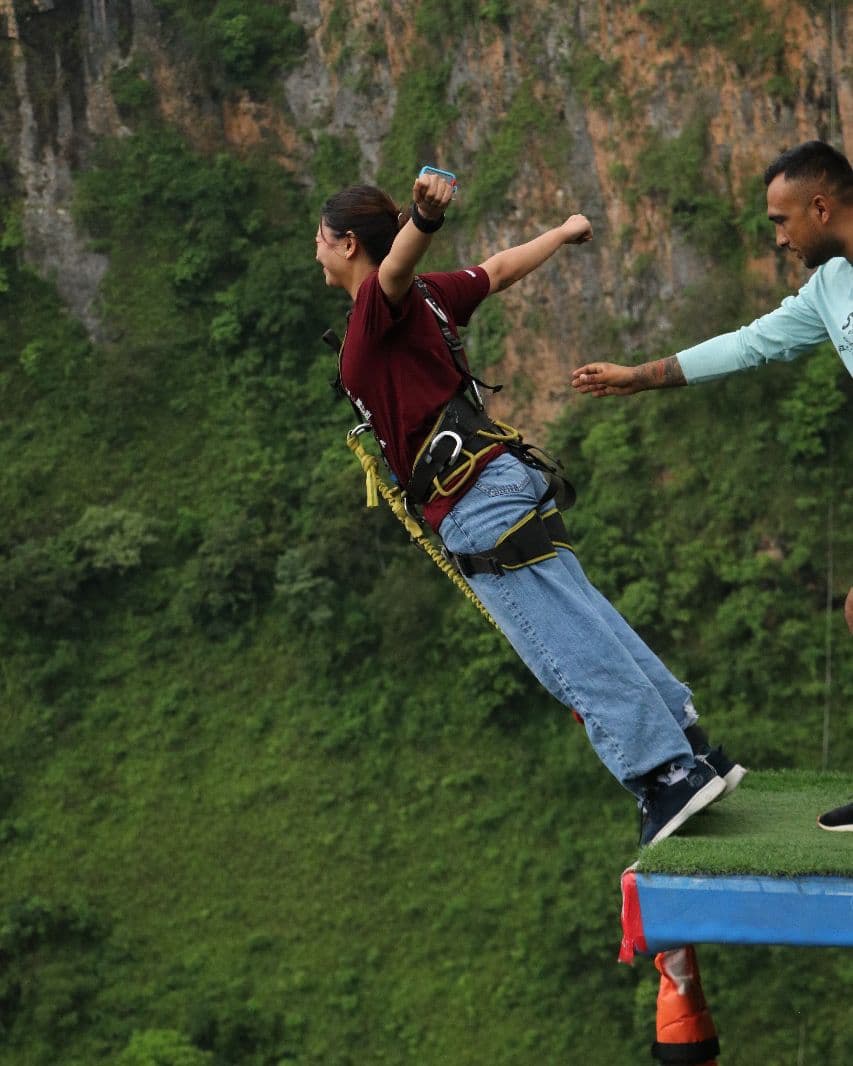 Kusma 228 meter bungy